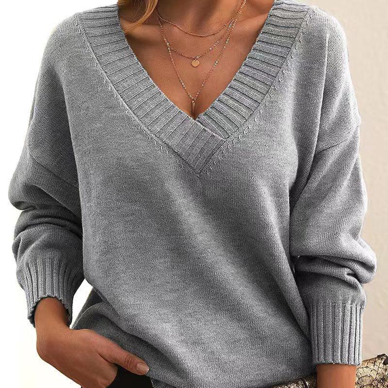 Women’s V-Neck Jumper - Nanna