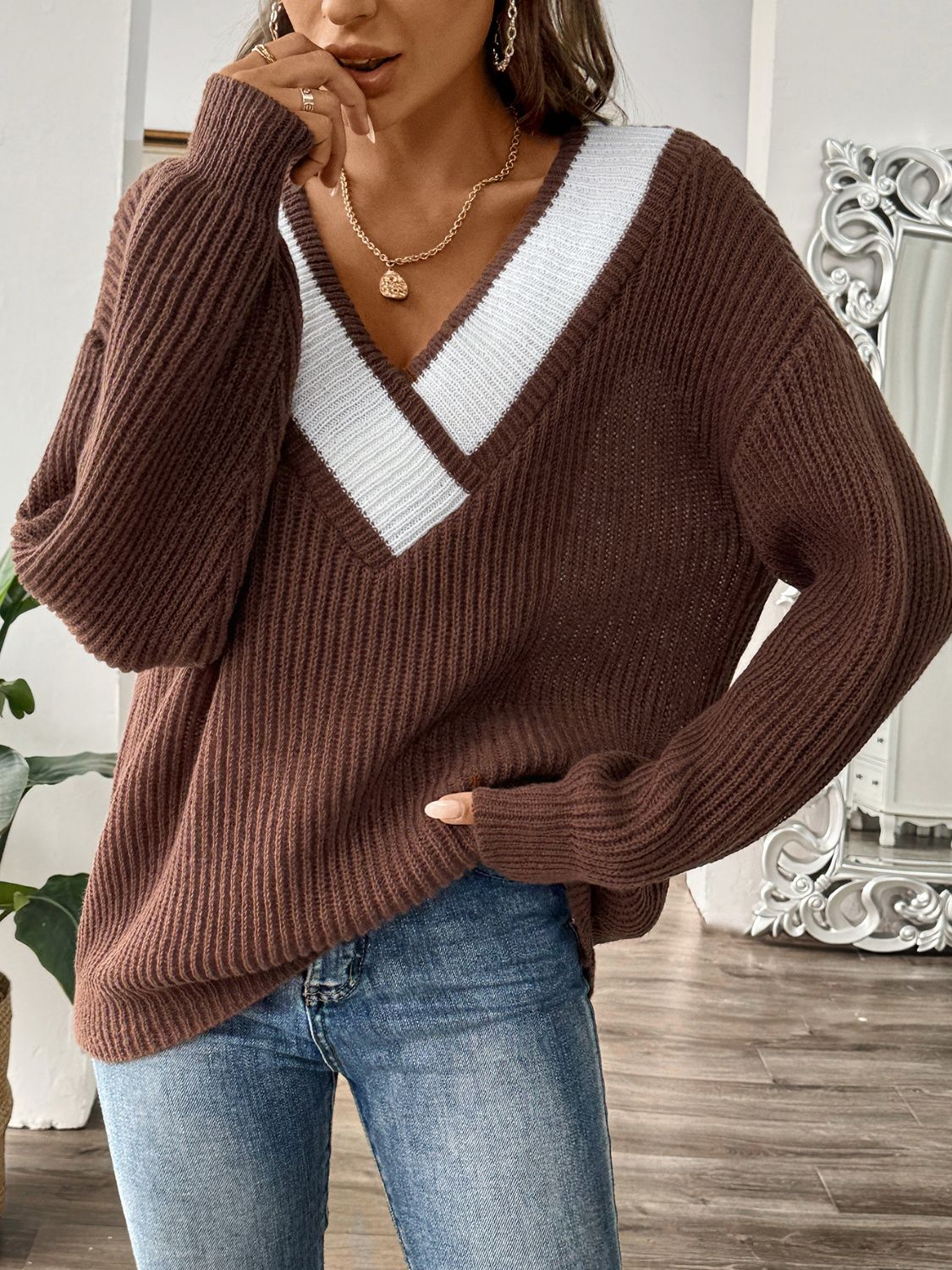 Women’s Oversized Chunky Knit Jumper - Raquel