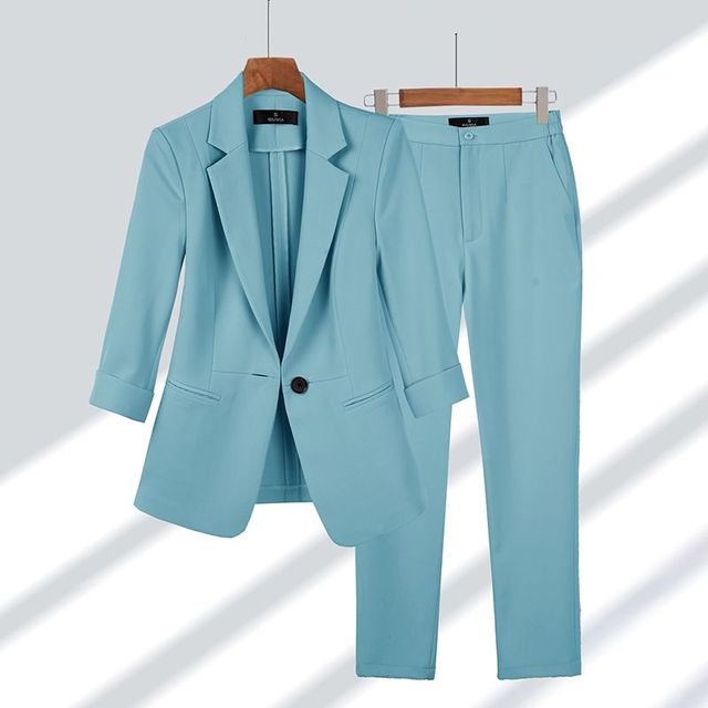 Blazer & Trouser Set | Violet
