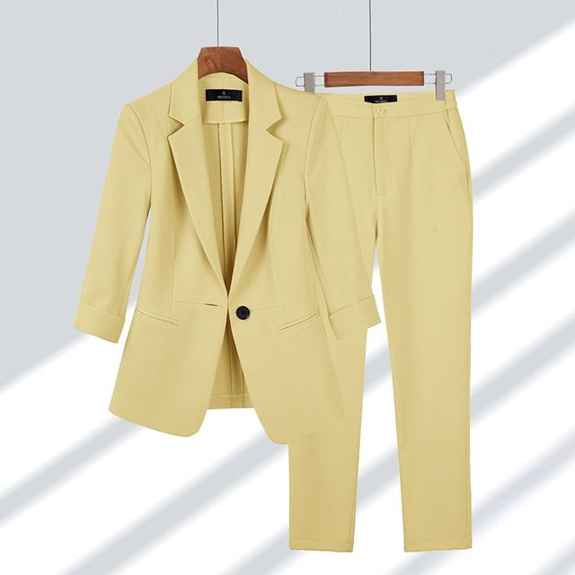Blazer & Trouser Set | Violet