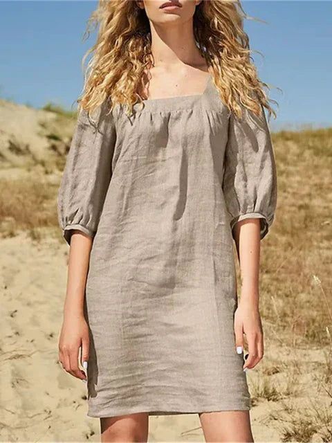 https://cdn.shopify.com/s/files/1/0785/0799/9567/files/2023-Summer-Casual-Women-Dress-Solid-Color-Square-Neck-Three-quarter-Sleeve-Elegant-Knee-length-Beach.jpg_640x640_48bc51da-bae4-4e3d-8505-52997693fdc0.webp?v=1745435299