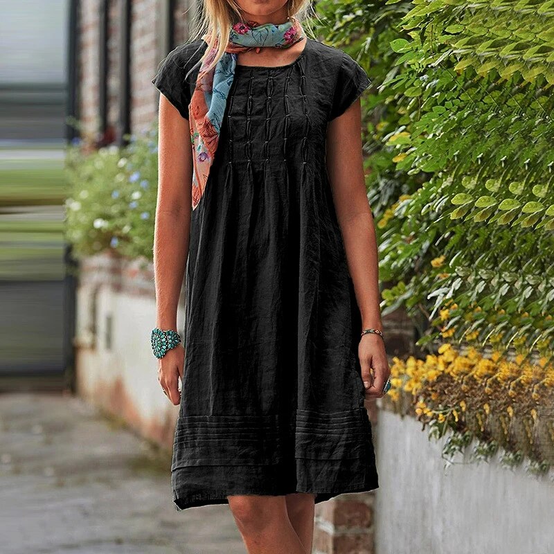Women's Casual Summer Midi Dress - Isabella