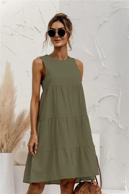 Women’s Casual Midi Summer Dress - Ilka