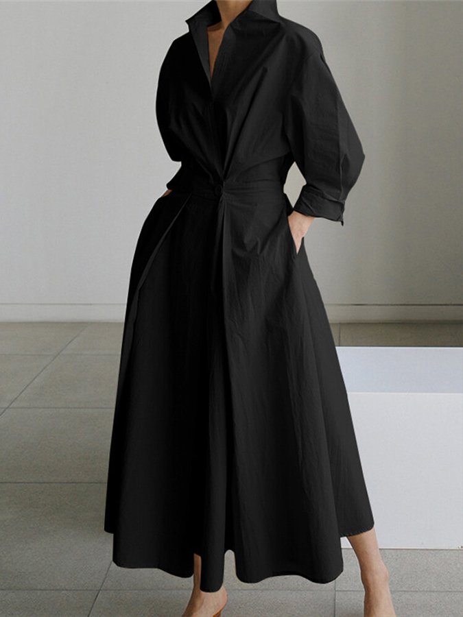 Variant image for Women’s Elegant Summer Dress Luxurious Fabric - Mia-6