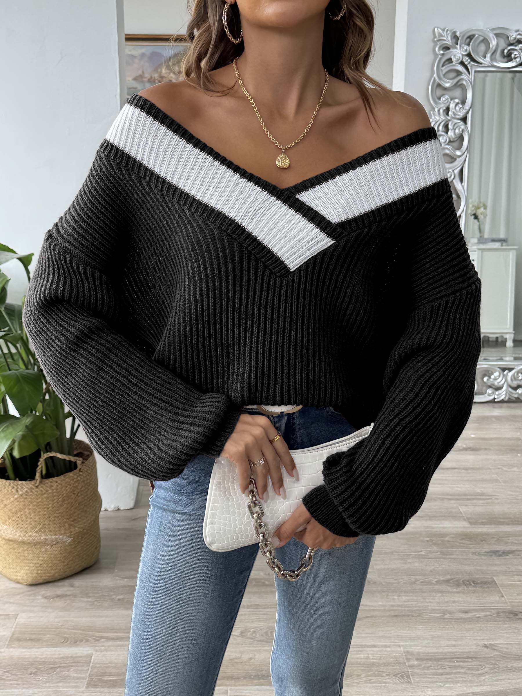 Women’s Oversized Chunky Knit Jumper - Raquel