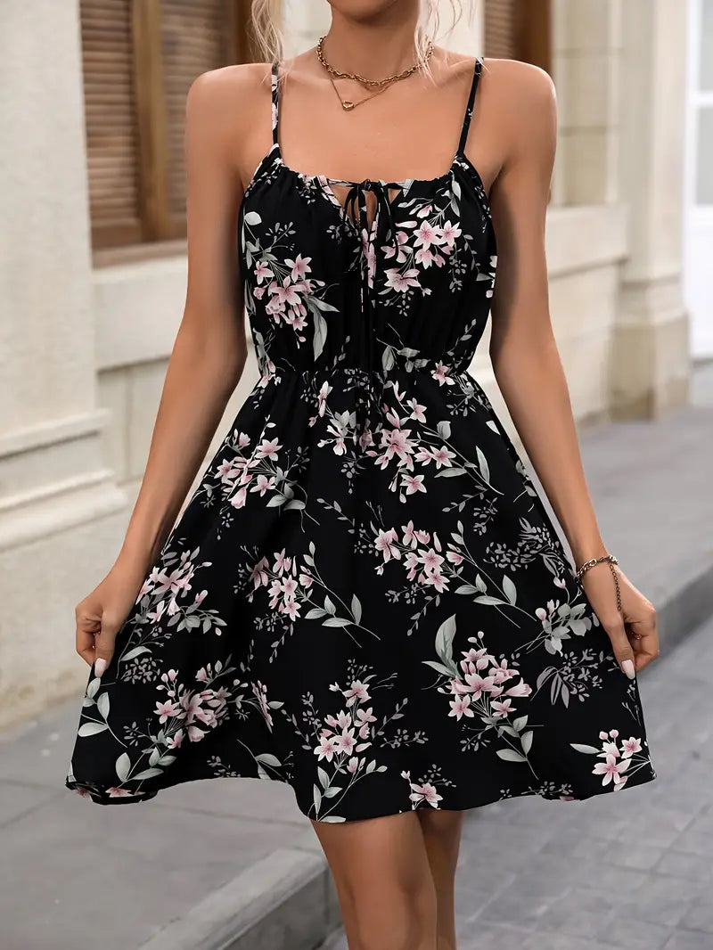 Women's Floral Mini Dress - Charlotte