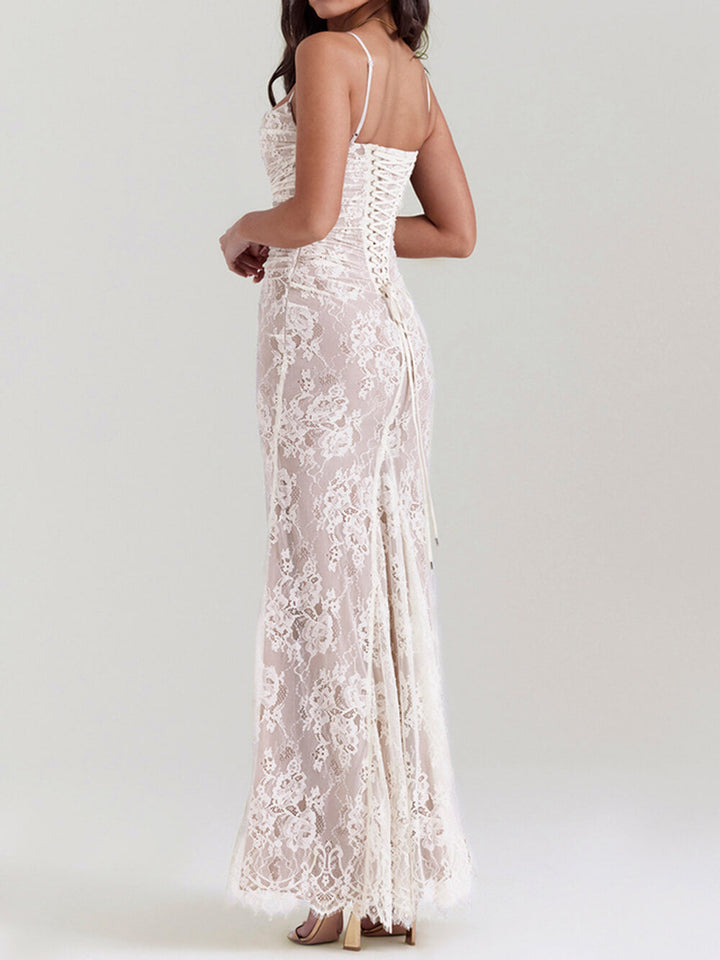 Women’s Vintage Elegant  Maxi Dress - Sophia