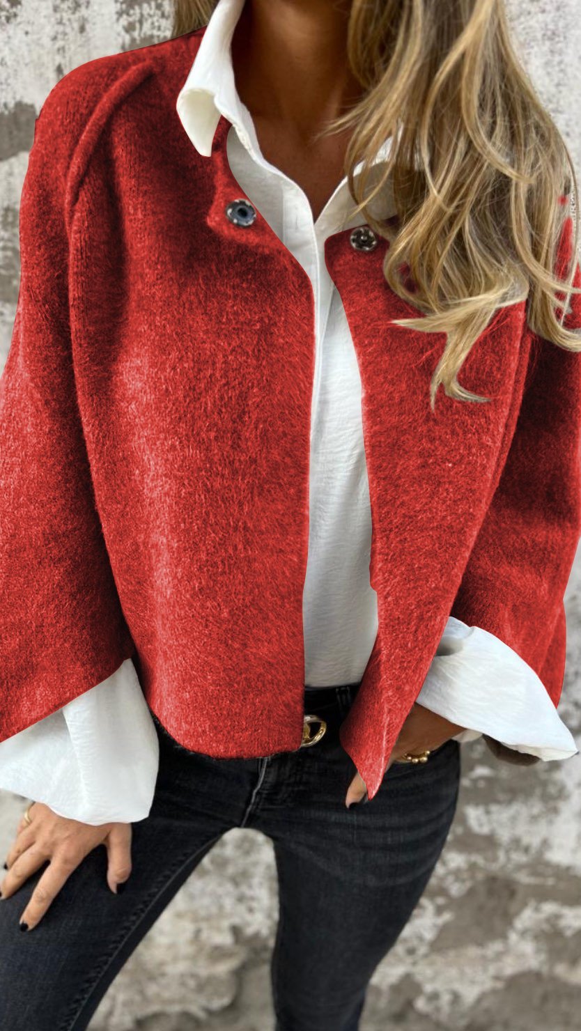 Women’s Elegant Long Sleeve Cardigan - Sophia