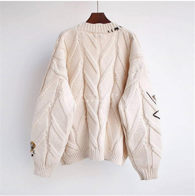 Women’s Unique Patchwork Long Cardigan - Ella