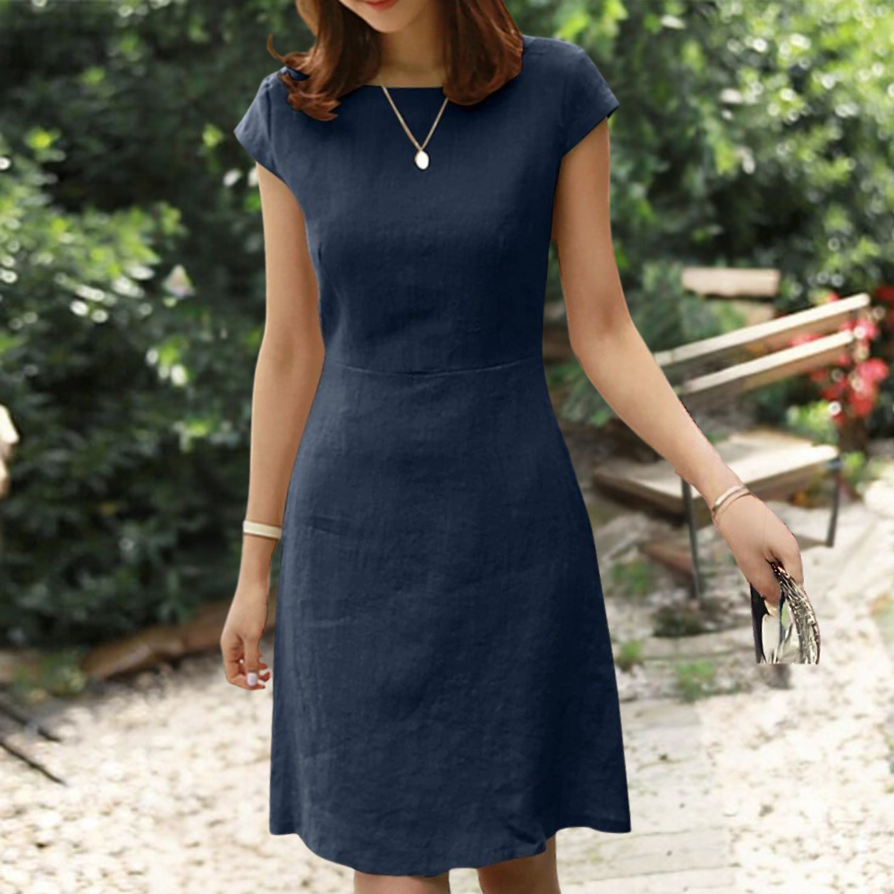Ladies Casual Mini Summer Dress - Trina-6