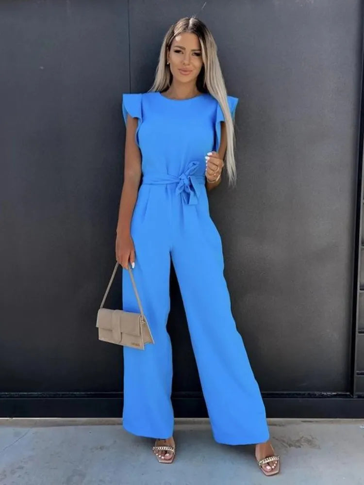 Chic Women's Jumpsuit | Comfortable & Stylish - Pearl