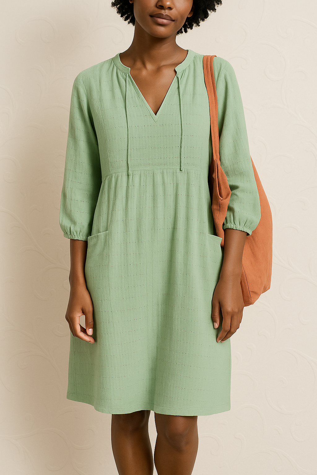 Women’s Casual Summer Shirt Midi Dress - Franca