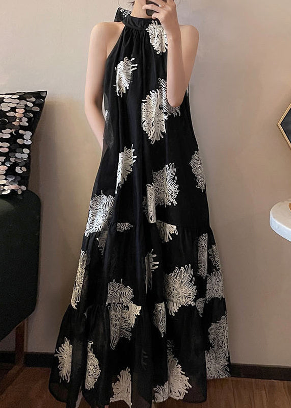 Women’s Summer Halter Neck Maxi Dress - Charlotte