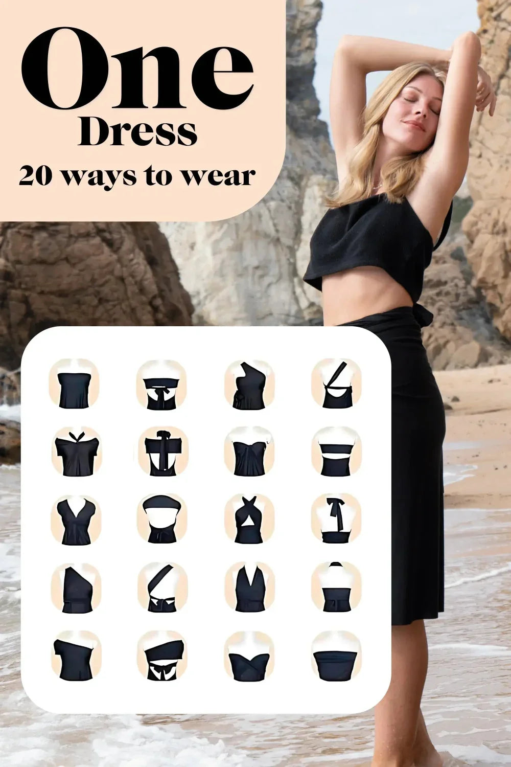 Ladies Mini Infinity Dress - Felien-4