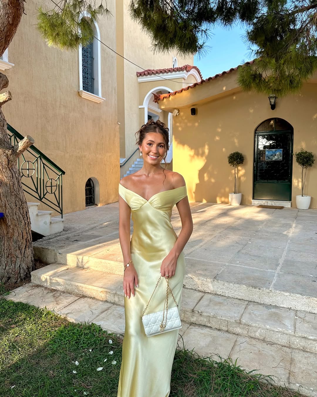 Satin Maxi Dress - Vivian