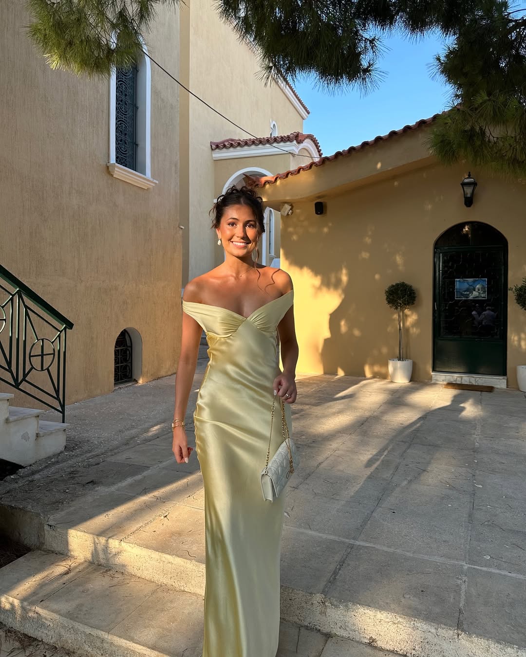 Satin Maxi Dress - Vivian