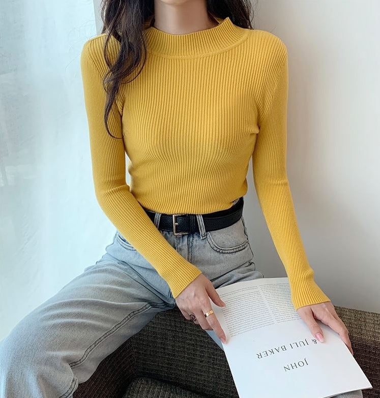 Women’s Slim-Fit Knitted Sweater - Emma