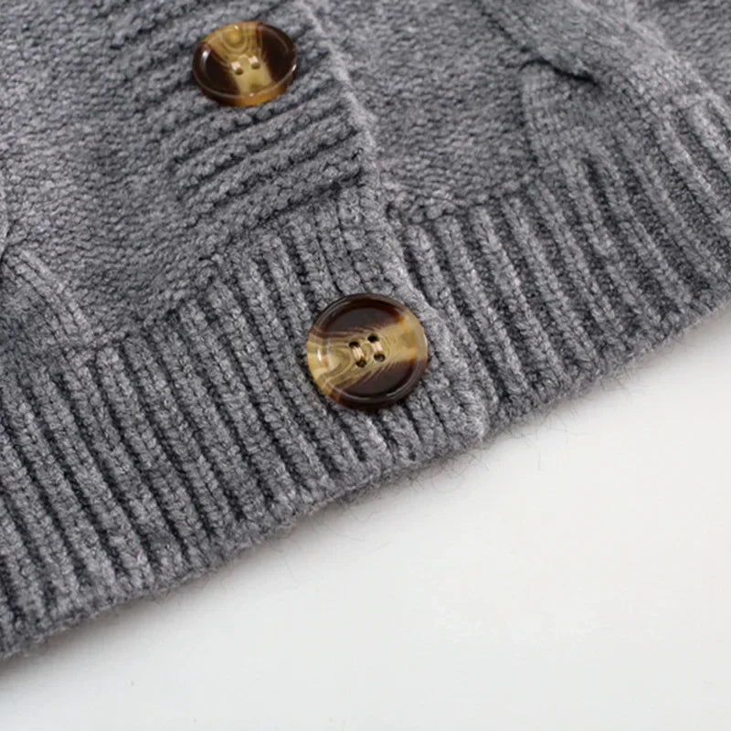 Women’s Cropped V-Neck Cardigan - Saoirse