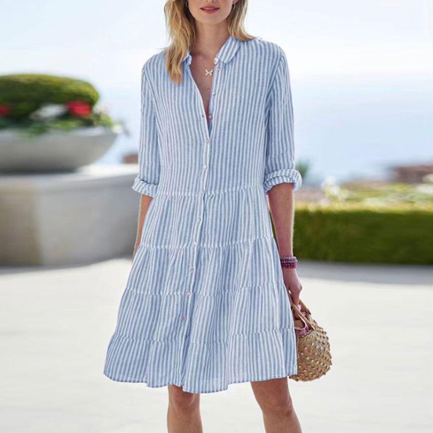 Women’s Casual Summer Midi Dress - Emilia