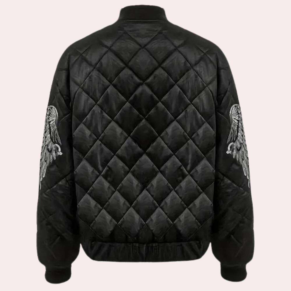 Women's Stylish Zip Bomber Jacket - Mia