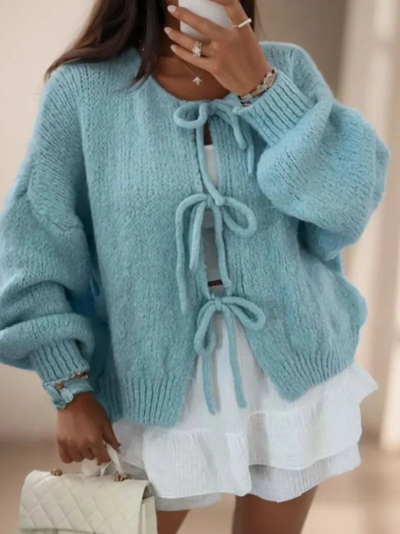 Women's Chic Knitted Cardigan - Ariadne