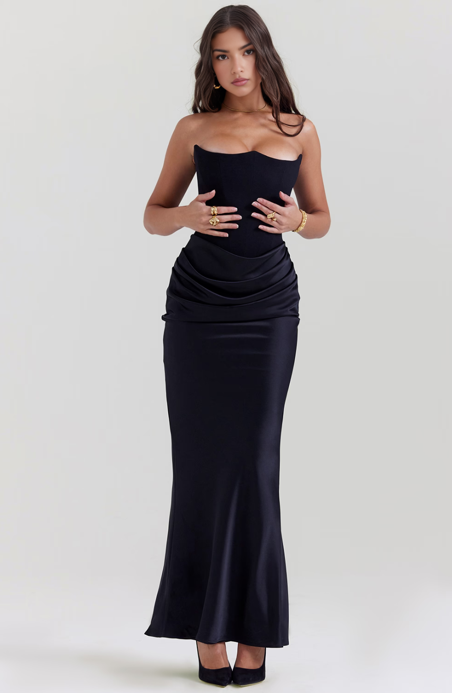 Strapless Maxi Dress - Aura