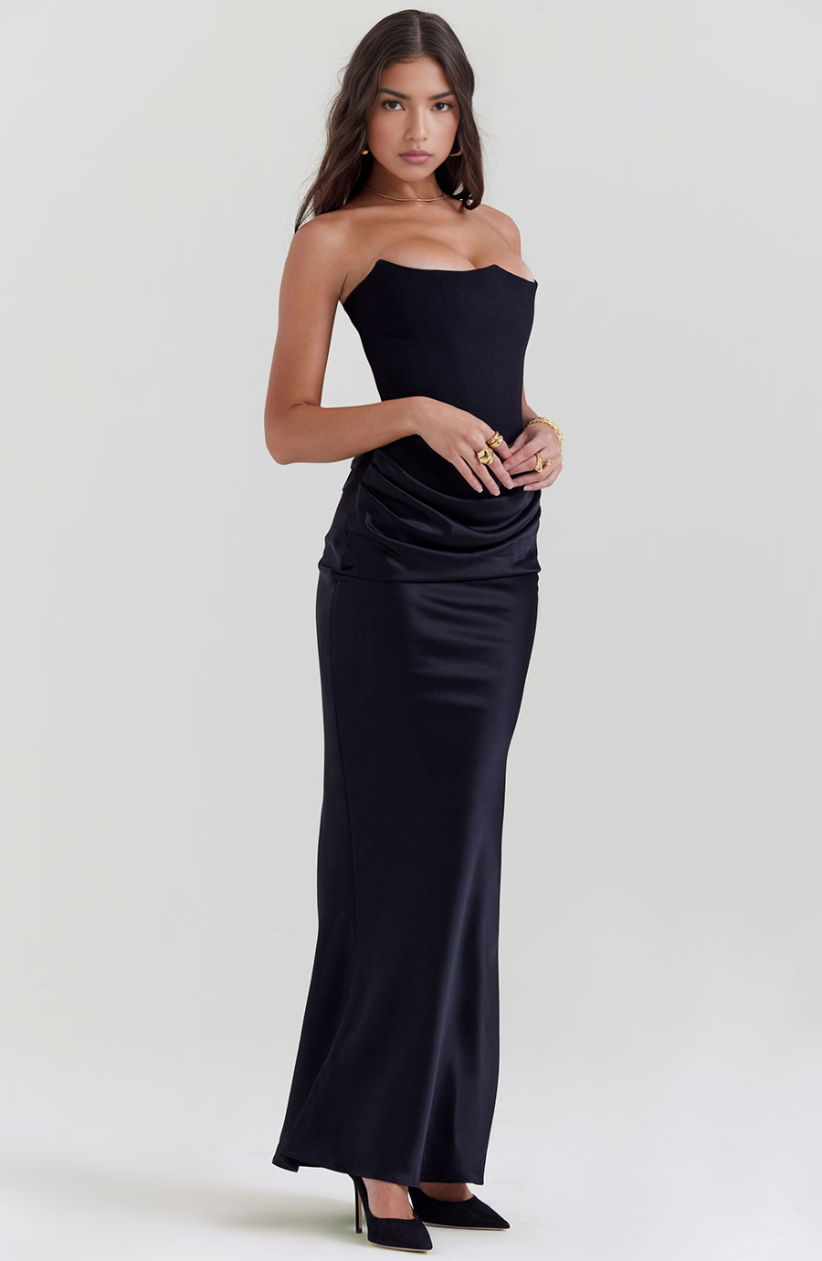 Strapless Maxi Dress - Aura