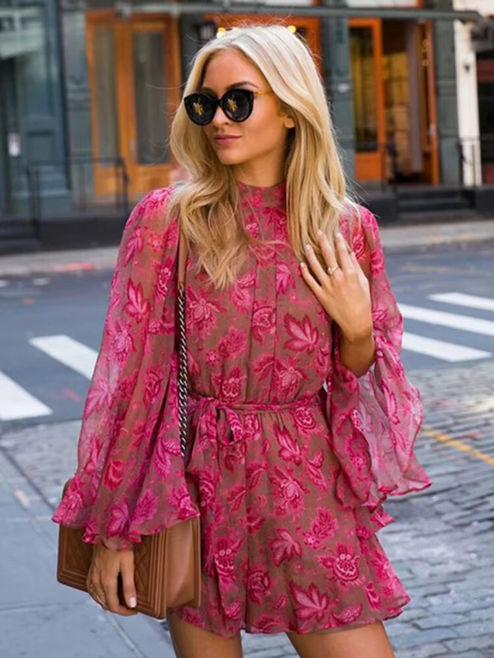 Women’s Elegant Floral Jumpsuit - Priscilla