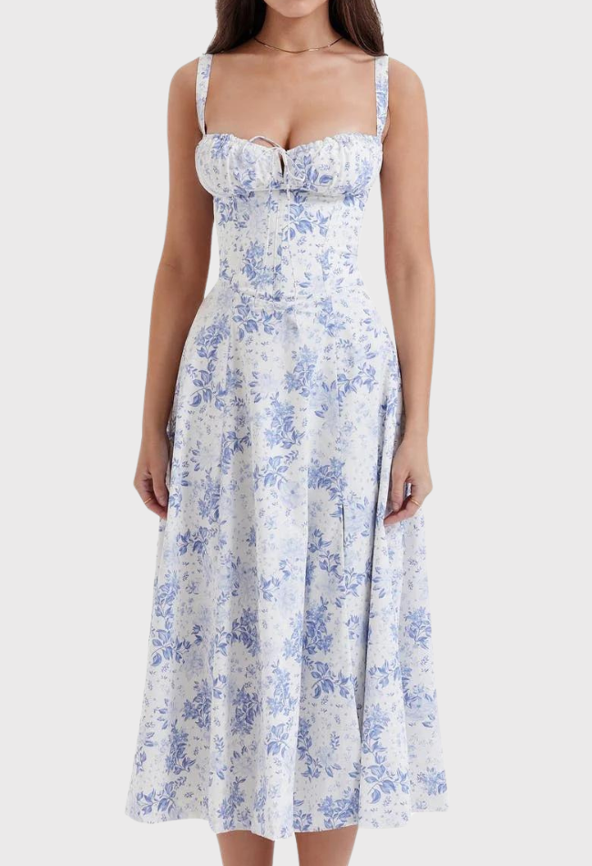 Women Midi Bustier Corset Sun Dress | Willow