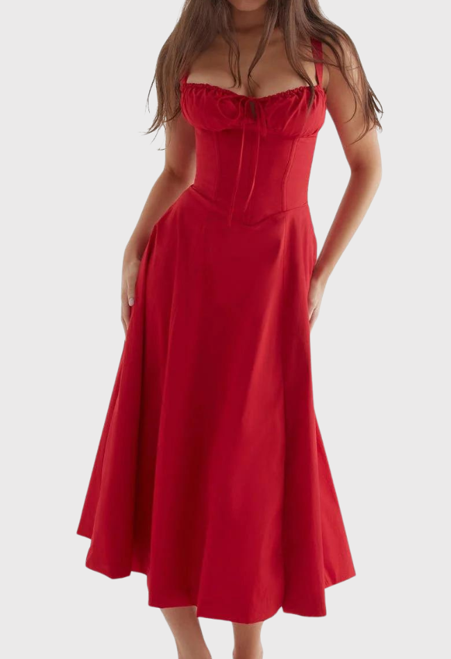 Women Midi Bustier Corset Sun Dress | Willow
