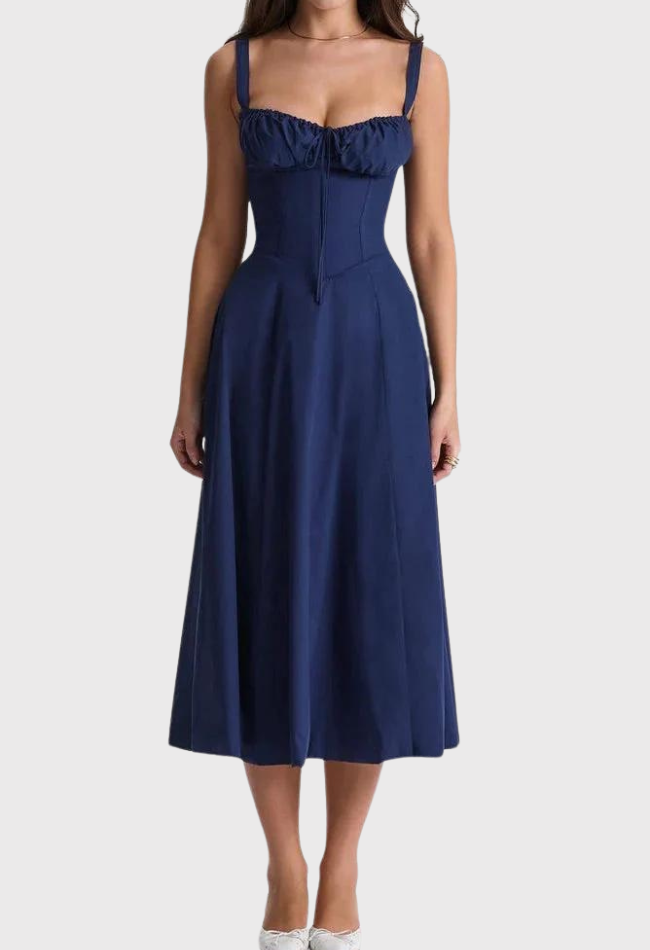 Women Midi Bustier Corset Sun Dress | Willow