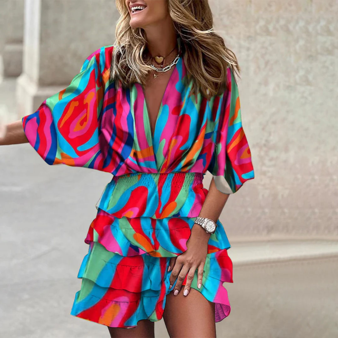 Vibrant Mini Dress - Willow