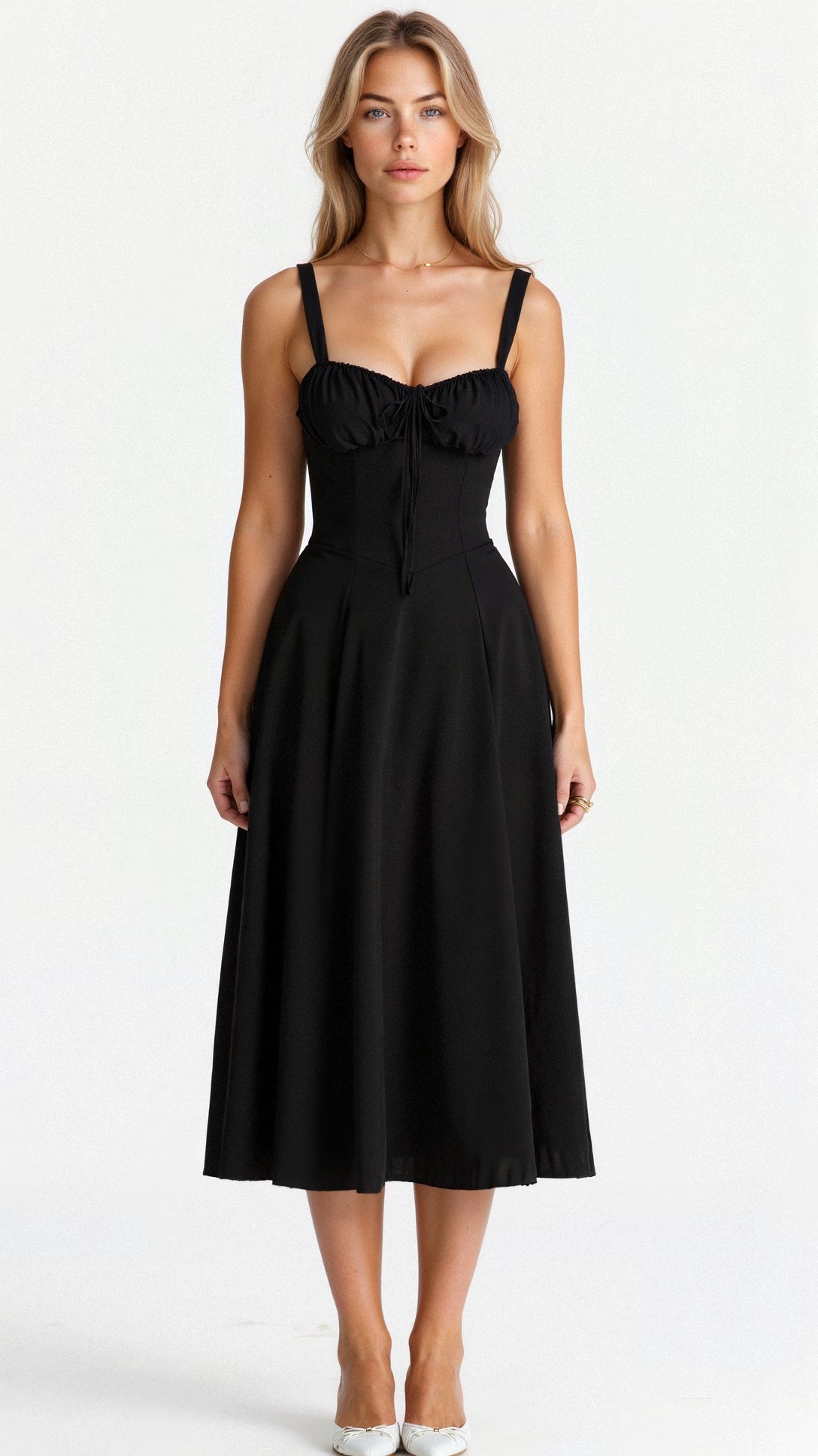 Variant image for Women’s Summer Dress Elegant Bustier Design with Side Slit - Kiana-6