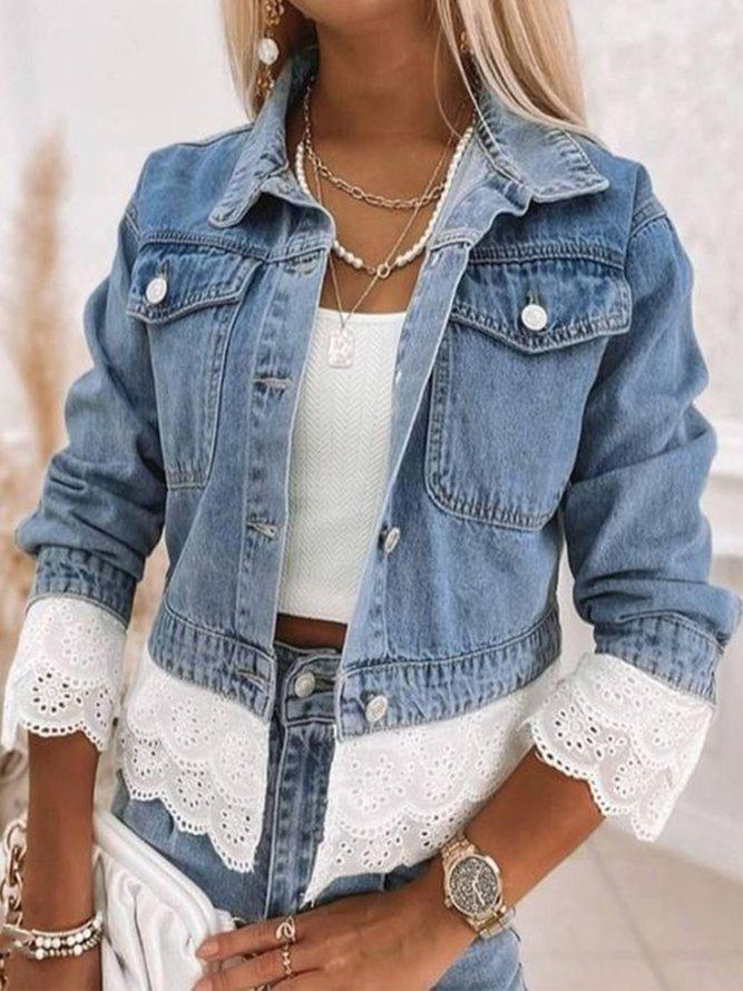 Women’s Unique Patchwork Denim Jacket - Rowena