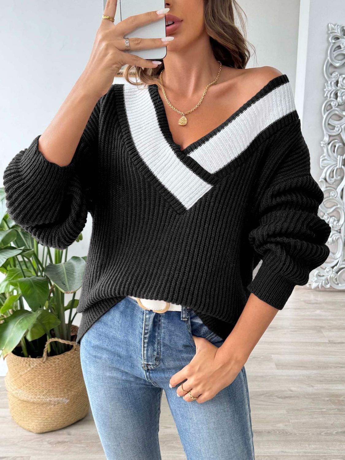 Women’s Oversized Chunky Knit Jumper - Raquel
