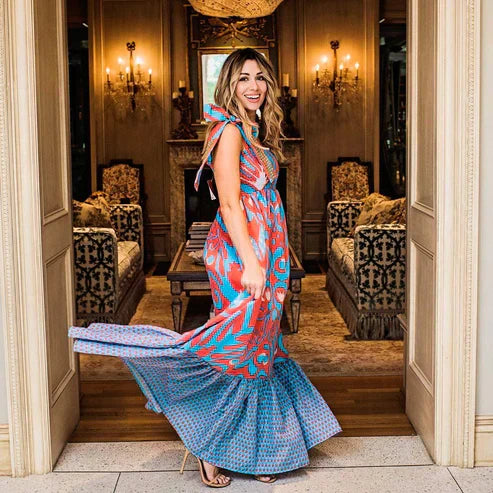 Women's Boho Summer Maxi Dress - Sophia