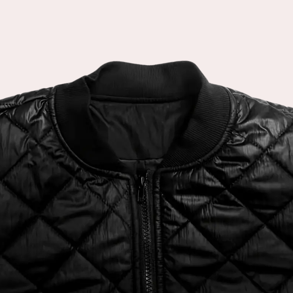 Women's Stylish Zip Bomber Jacket - Mia