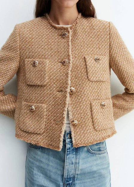 Women’s Modern Tweed Jacket - Besdias