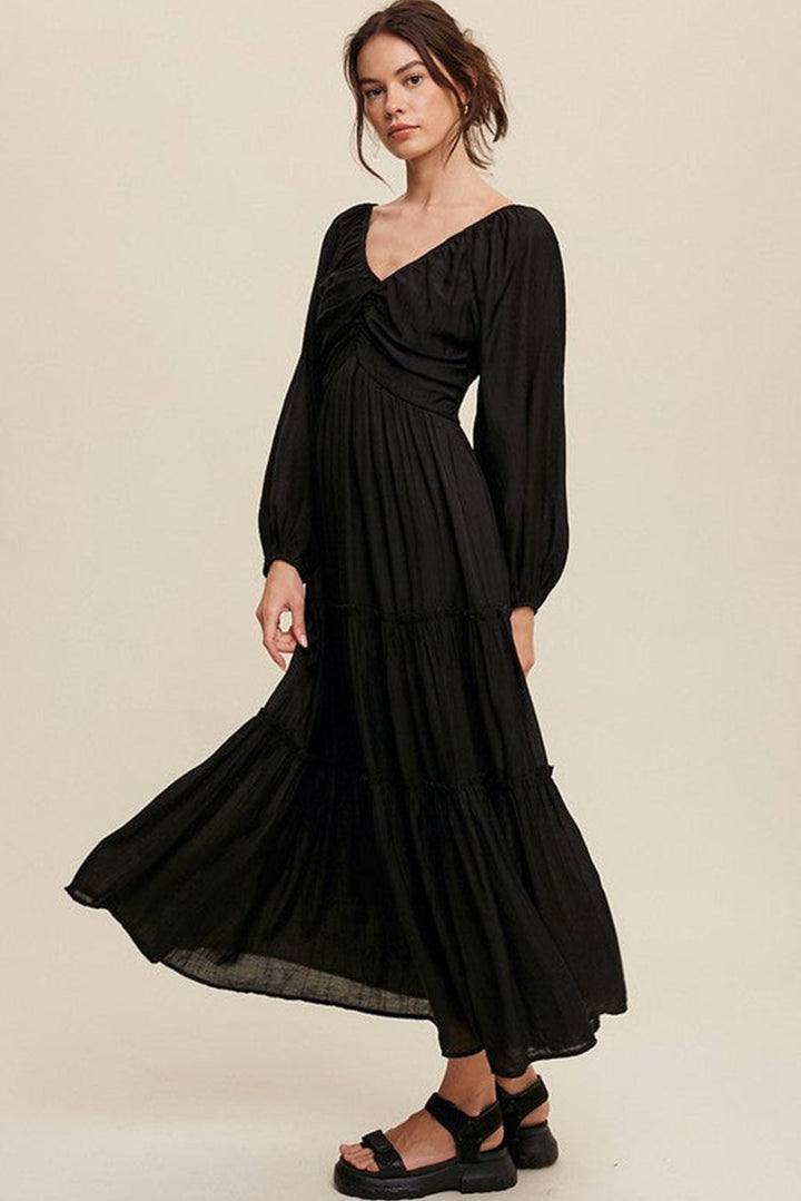  Ladies V Hals Maxi Summer Dress - Alessia-4