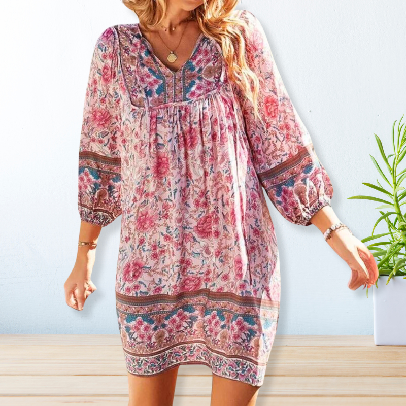 Women’s Vintage Inspired Summer Maxi Dress - Laila