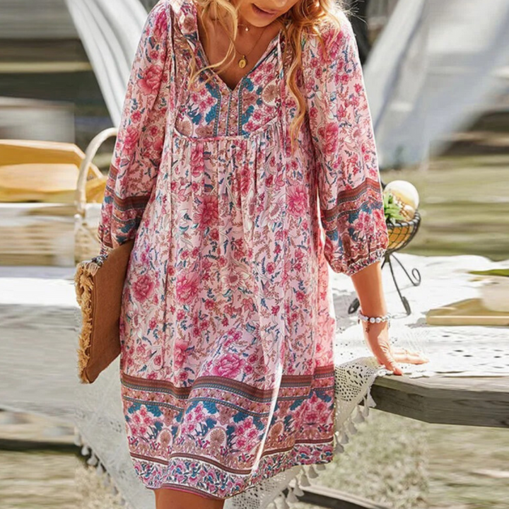 Women’s Vintage Inspired Summer Maxi Dress - Laila