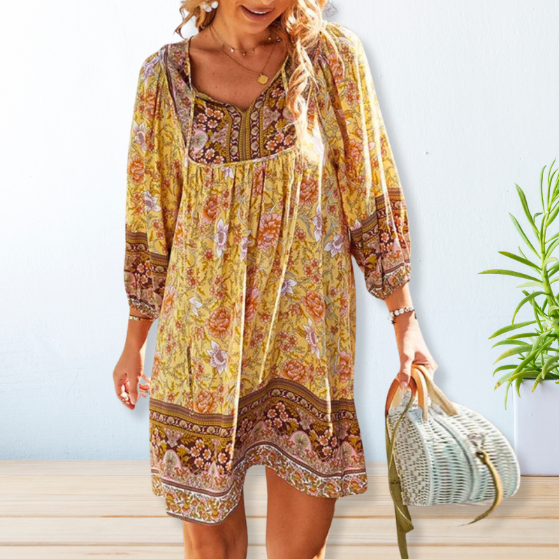 Variant image for Women’s Vintage-Inspired Maxi Dress for Summer - Laila-9