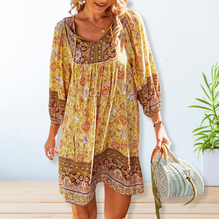 Variant image for Women’s Vintage-Inspired Maxi Dress for Summer - Laila-9