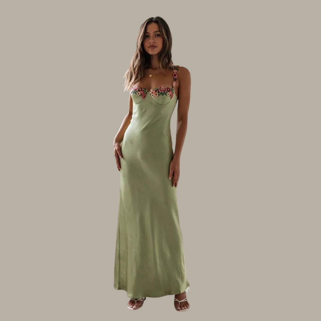 Embroidered Dress | Cleo