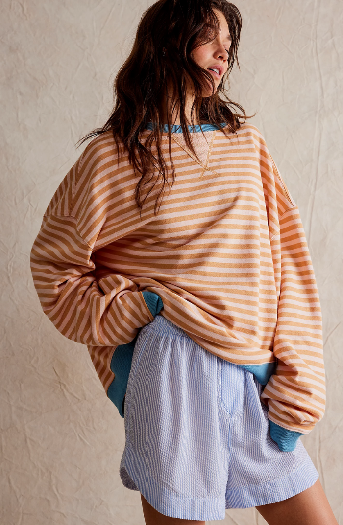 Women’s Cozy Striped Sweater - Sophia