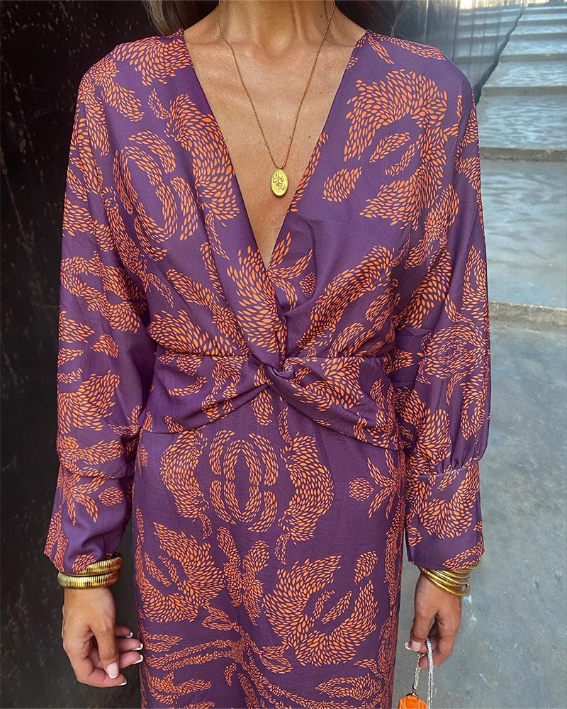 Elegant Satin Knot Dress | Aria
