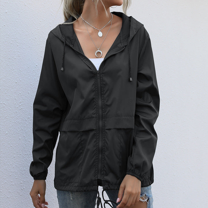 Women’s Outdoor Zip Hoodie Rain Jacket - Ava