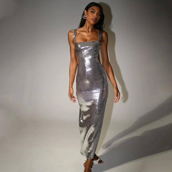 Women's Elegant Maxi Dress - Lena