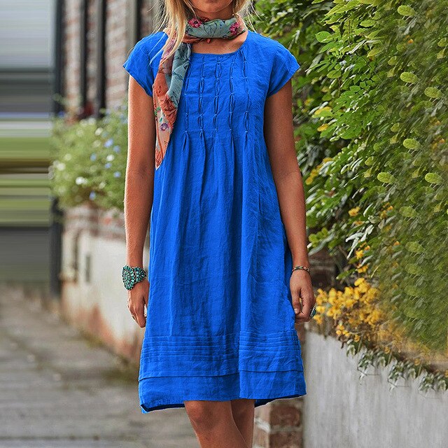 Women's Casual Summer Midi Dress - Isabella