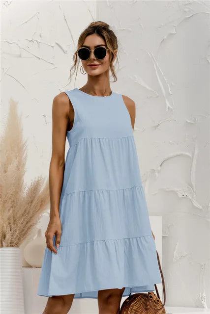 Women’s Casual Midi Summer Dress - Ilka